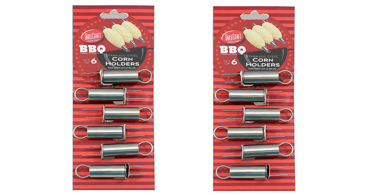 Tablecraft Stainless Steel Corn Holders ONLY $3.19 (Reg. $7.50)