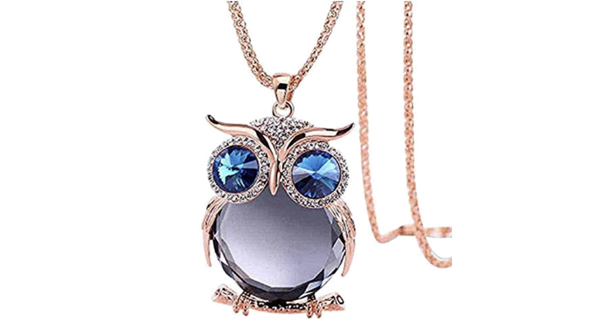 Owl Pendant Necklace ONLY $4.99 Shipped