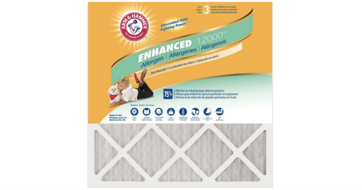 Arm & Hammer 12-Pack Air Filters Only $54 Shipped (Reg $99)