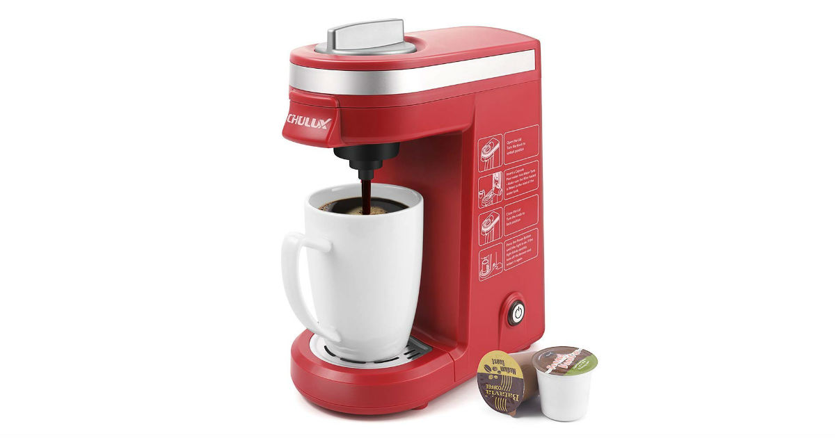 Chulux Single Cup Coffee Maker ONLY $33.99 (Reg. $70)