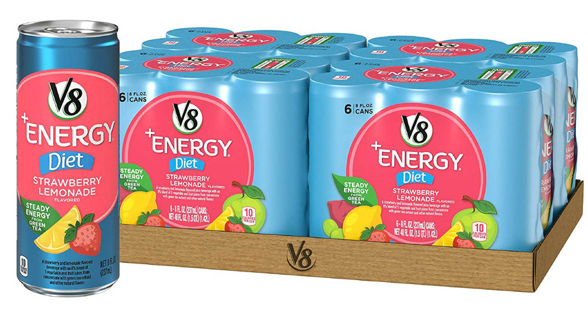 V8 + Energy 24-Pack ONLY 10.59 Shipped (Reg. $28.27)