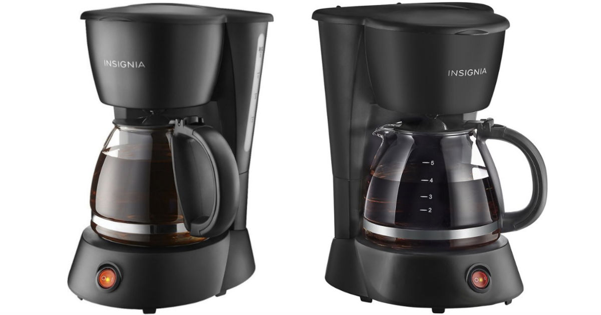 Insignia 5-Cup Coffee Maker ONLY $4.99 (Reg $15)