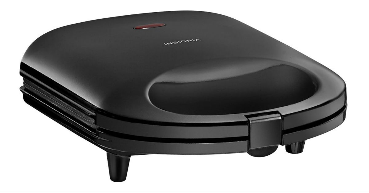 Insignia Dual Waffle Maker Black ONLY $4.99 (Reg $15)