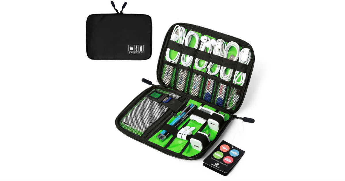 BAGSMART Travel Cable Organizer ONLY $9.59 Shipped