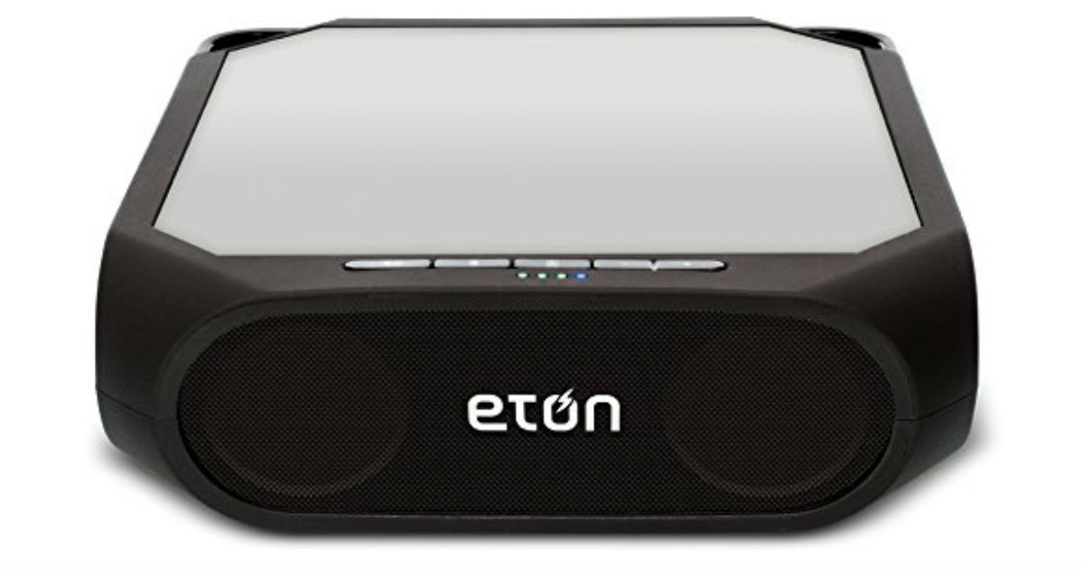 Eton Solar-Powered Bluetooth Speaker ONLY $29.69 (Reg. $100)