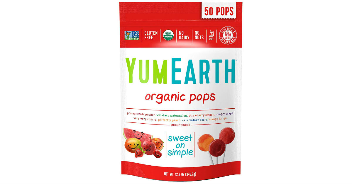 YumEarth Organic Lollipops ONLY $4.79 on Amazon