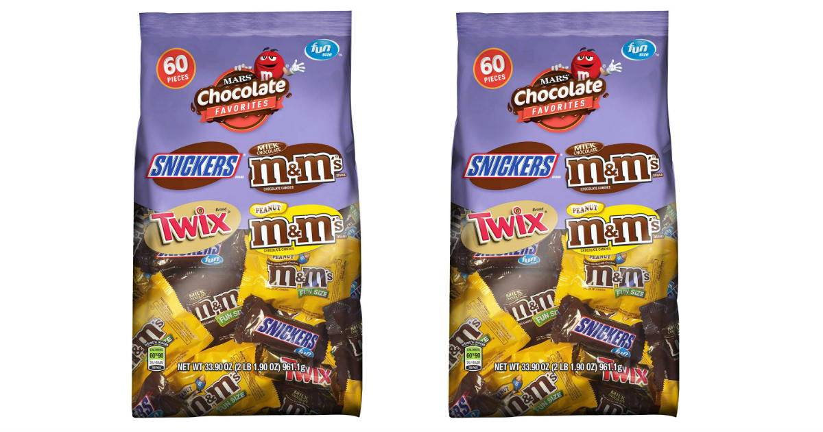 Snickers, M&M's & Twix Fun Size Candy ONLY $5.68 on Amazon