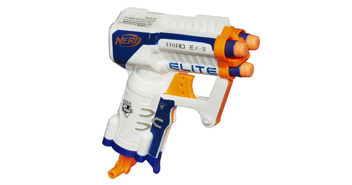 Nerf N-Strike Elite Triad EX-3 Toy ONLY $3.49 (Reg $10)