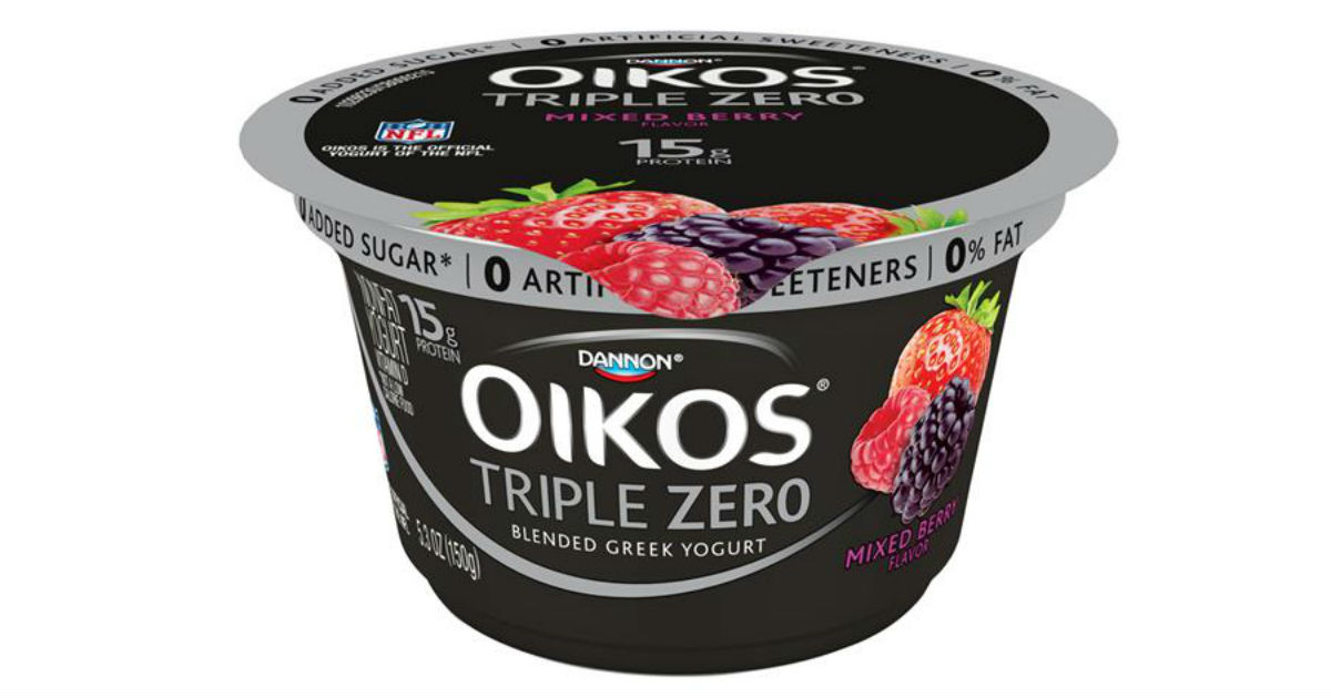 Dannon Oikos Triple Zero YogurtÂ Only $0.37 at Walmart