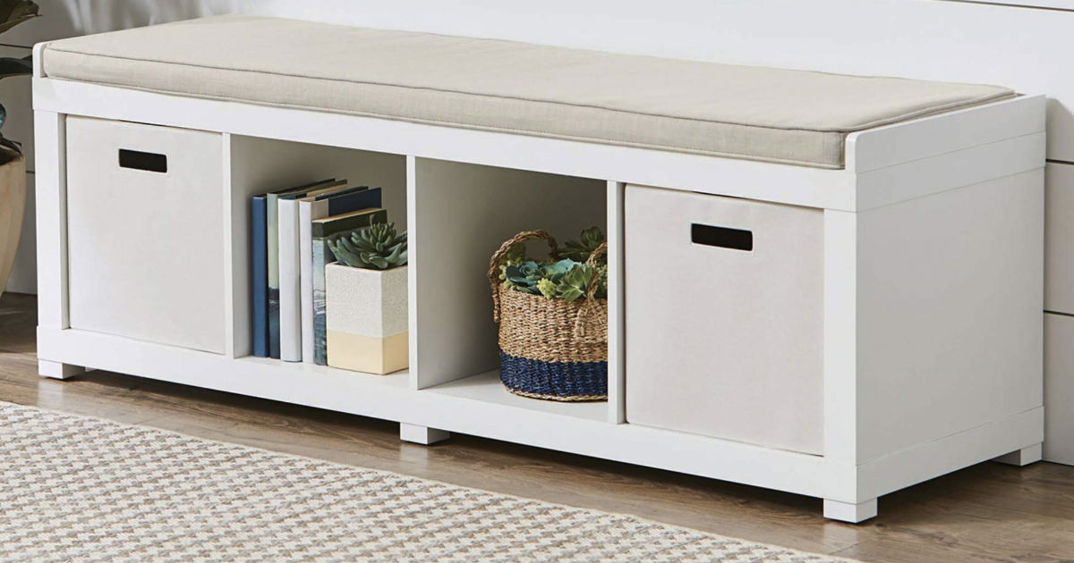 Better Homes and Gardens Organizer Storage Bench ONLY $59.99