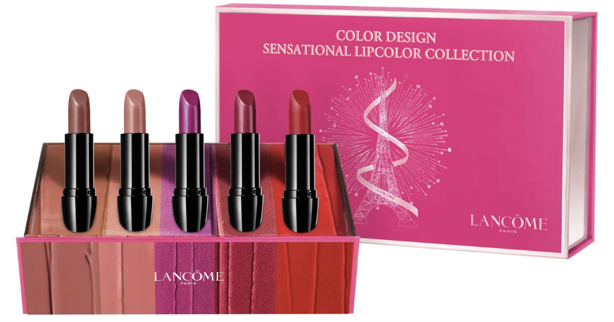 LANCOME Lip Color Collection Set ONLY $26 Shipped ($120 Value)