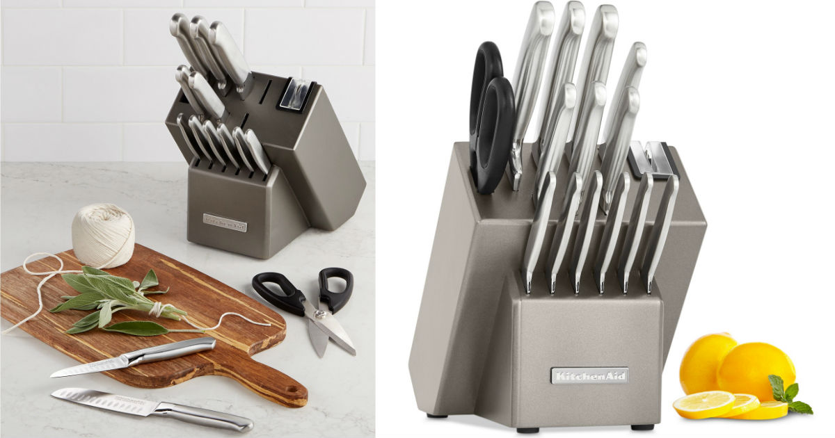 KitchenAid 16-Pcs Stainless Steel Cutlery Set $59.99 (Reg $170)