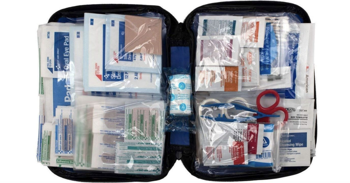 First Aid Essentials Kit with Case ONLY $10.92 Shipped