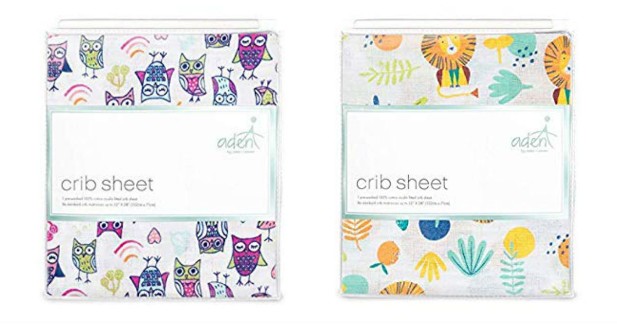 Aden + Anais Crib Sheets ONLY $8.50 (Reg. $17)