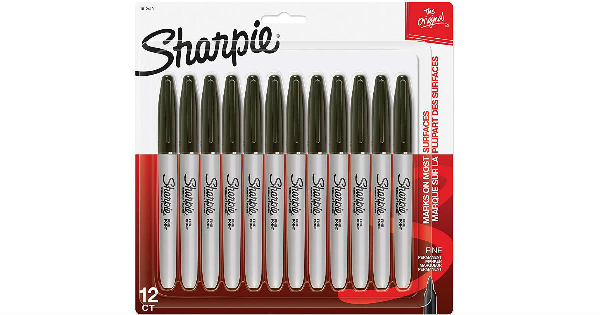 Sharpie Permanent Markers 12-Count ONLY $8.24 (Reg. $18)