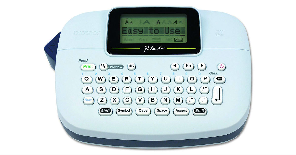 Brother P-touch Label Maker ONLY $14.99 (Reg. $50)