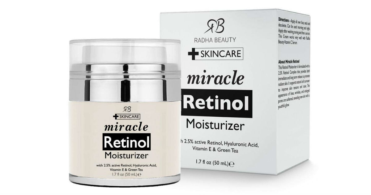 Retinol Moisturizer Cream ONLY $12.19 on Amazon (Reg. $29)