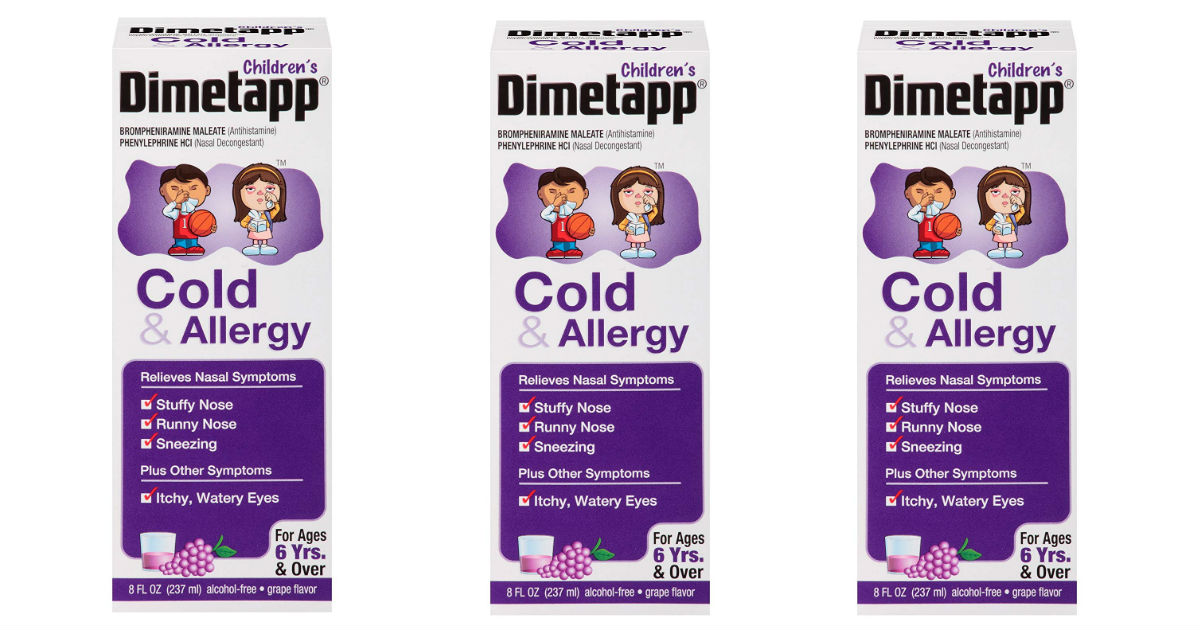 Children’s Dimetapp Only $0.34 at Target (Reg. $5.79)