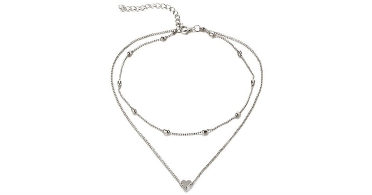 Love Heart Choker Necklace ONLY $2.40 Shipped