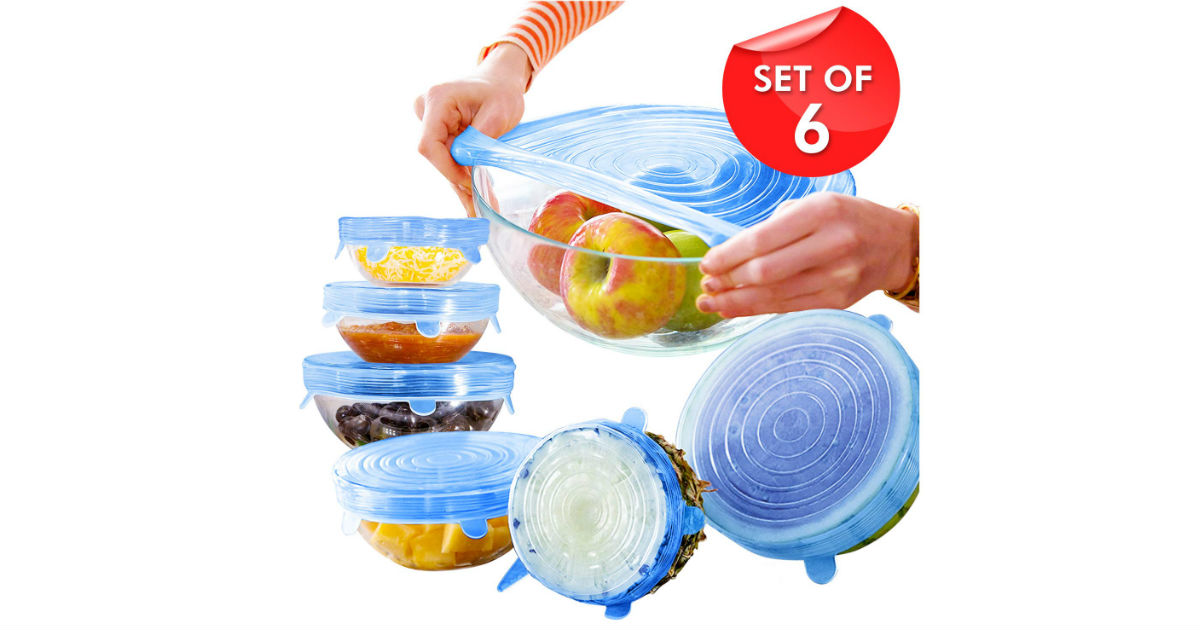 ORBLUE Silicone Stretch Lids 6-Pack ONLY $10.17 (Reg. $24)