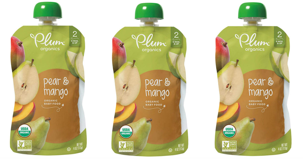 Plum Organics Stage 2 Baby Food 12-Pk ONLY $8.26 Shipped