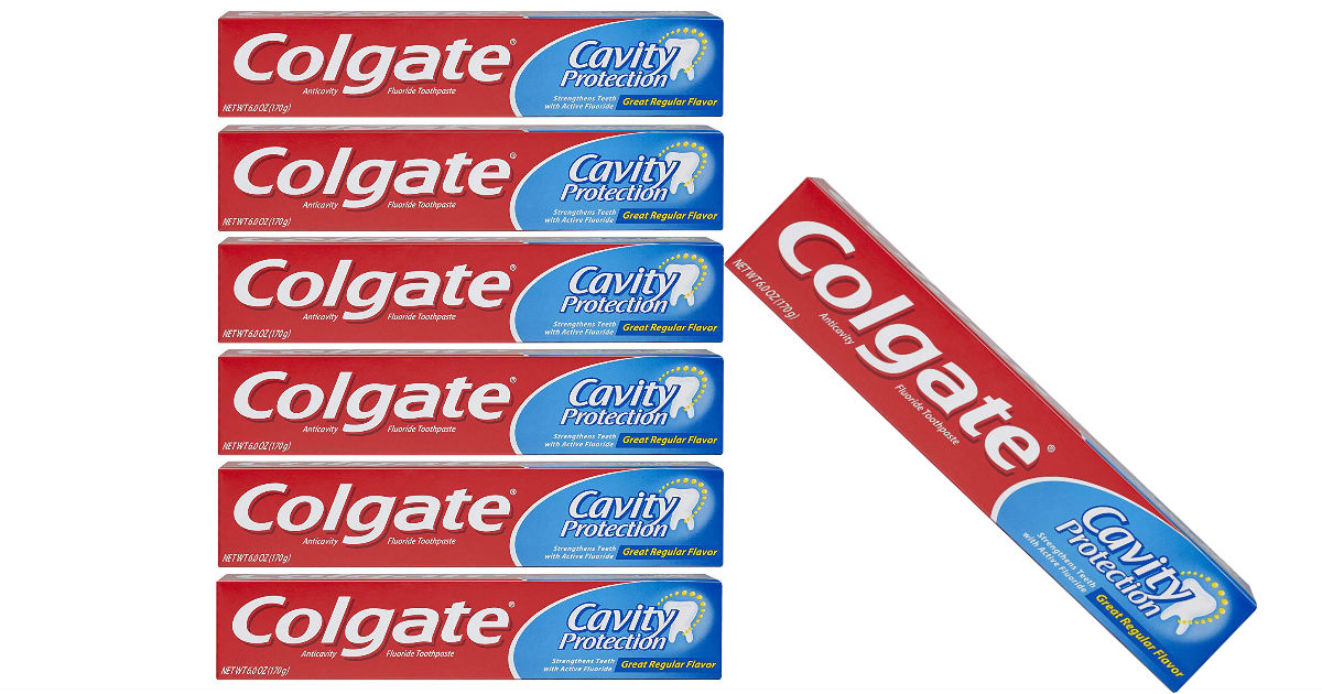 Colgate Cavity Protection Toothpaste 6-Pk ONLY $6.66 Shipped