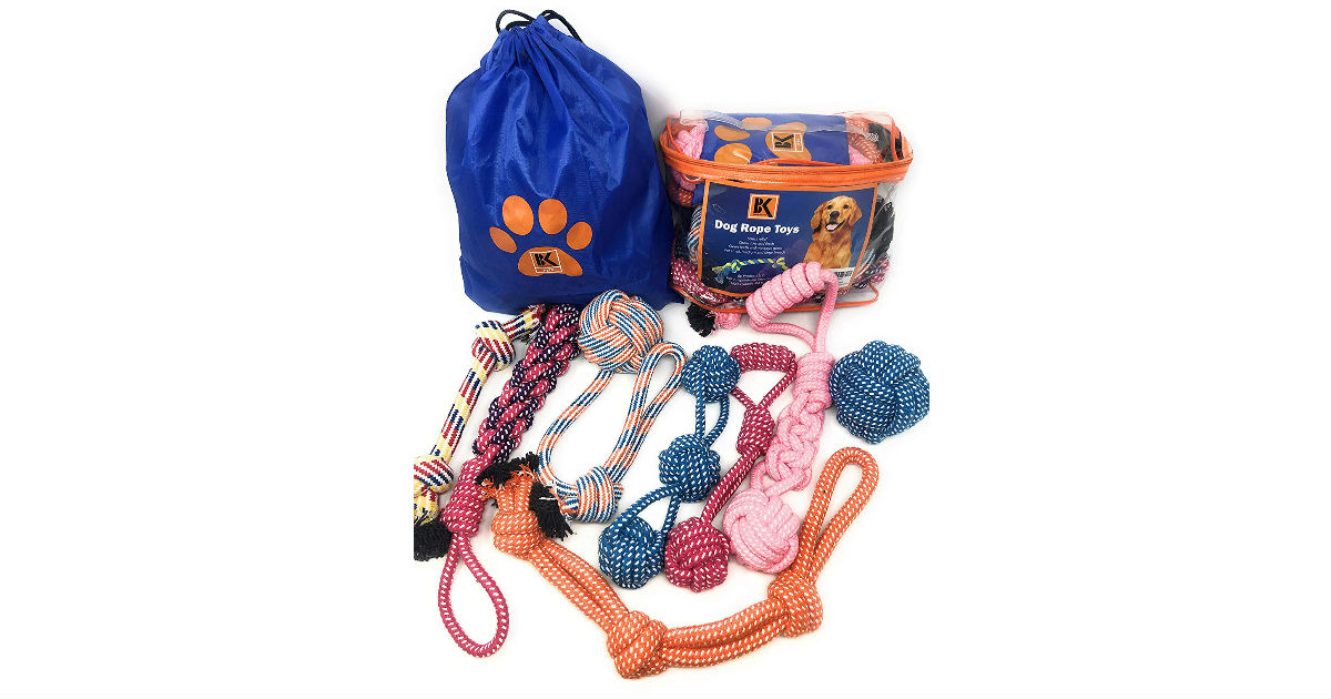 Dog Rope & Chew Toys 8-Piece ONLY $15.32 (Reg. $35)