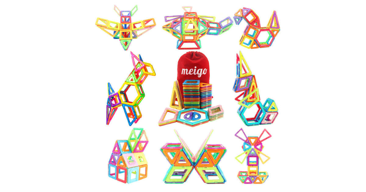 Meigo Magnetic Blocks ONLY $20.69 on Amazon (Reg. $50)