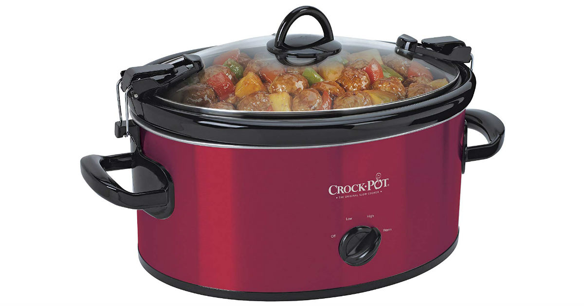 Crock Pot 6Quart Slow Cooker ONLY 19.35 (Reg. 44) Daily Deals