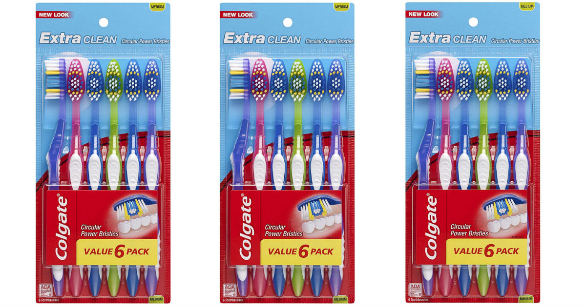 Colgate Toothbrushes 6-Count ONLY $3.38 Shipped