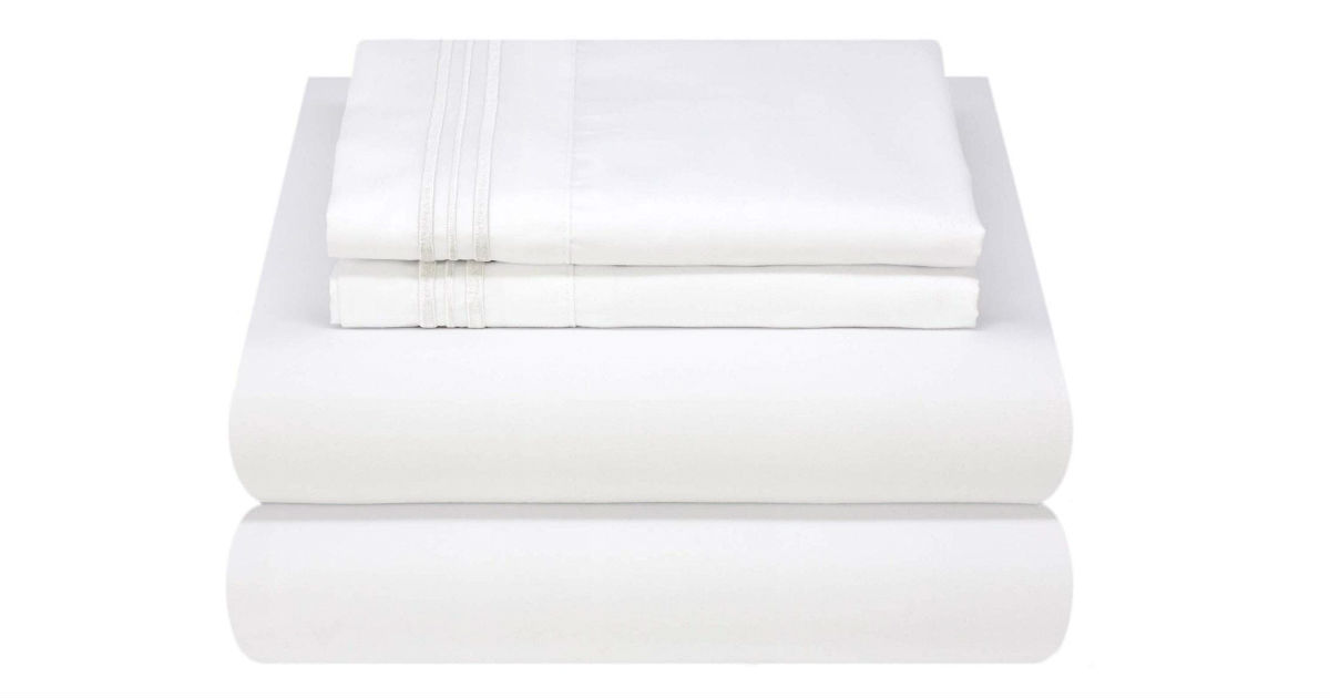 Mezzati Luxury Queen Bed Sheet Set as Low as $15.10 on Amazon