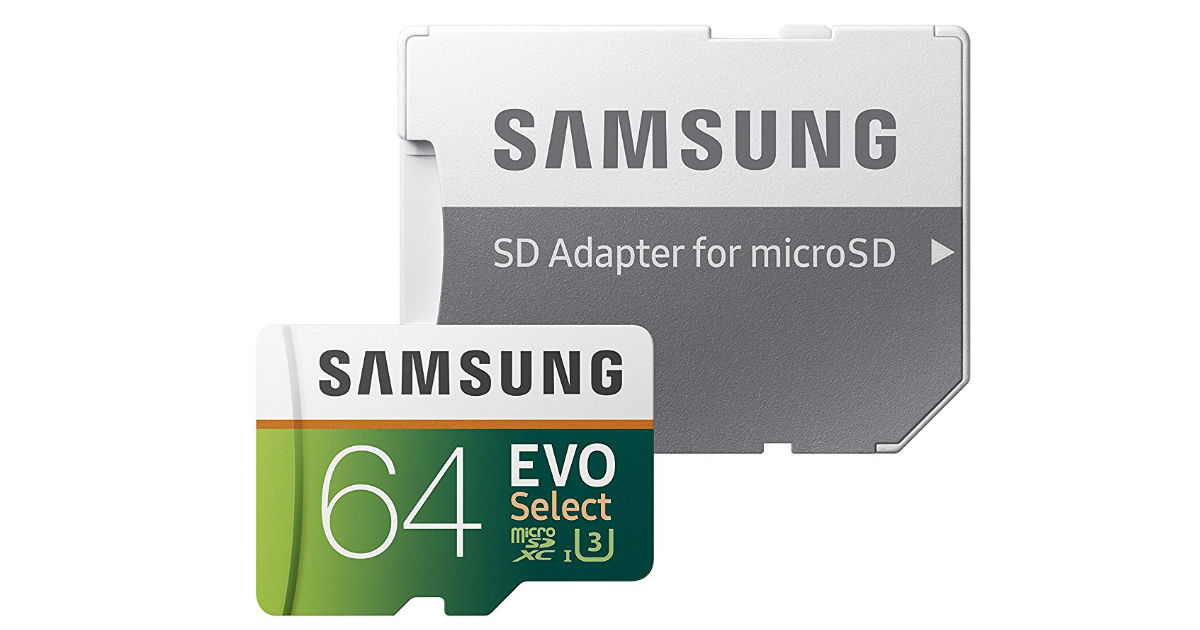 Samsung 64GB Memory Card with Adapter ONLY 9.99 on Amazon Daily Deals & Coupons