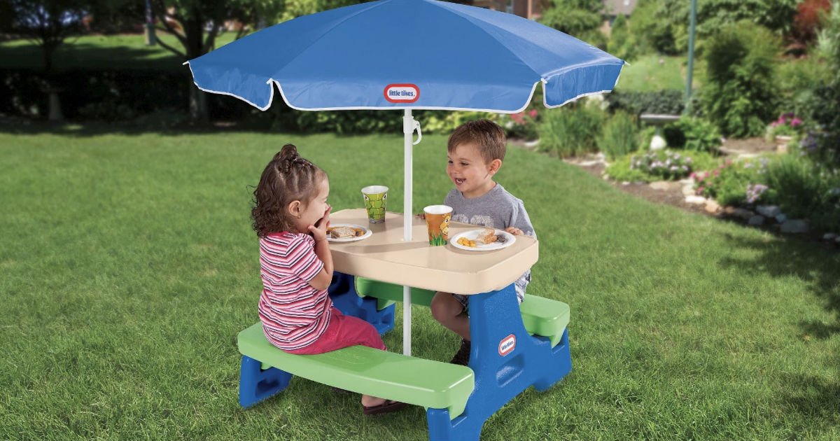 little tikes childrens picnic table