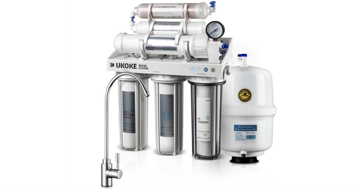 6 Stages Reverse Osmosis Water Filtration System ONLY $123.30