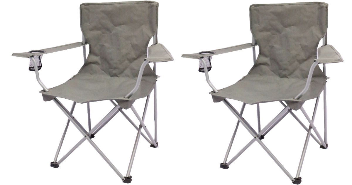 Ozark Trail Folding Chairs 2-Pack ONLY $12.95 (Reg $20)