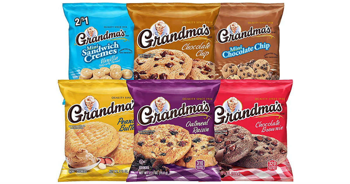 Grandma's Cookies Variety Pack 30ct ONLY $9.96 at Amazon
