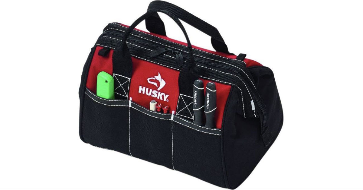 Husky Tool Bag ONLY $4.88 at Home Depot (Reg $10)