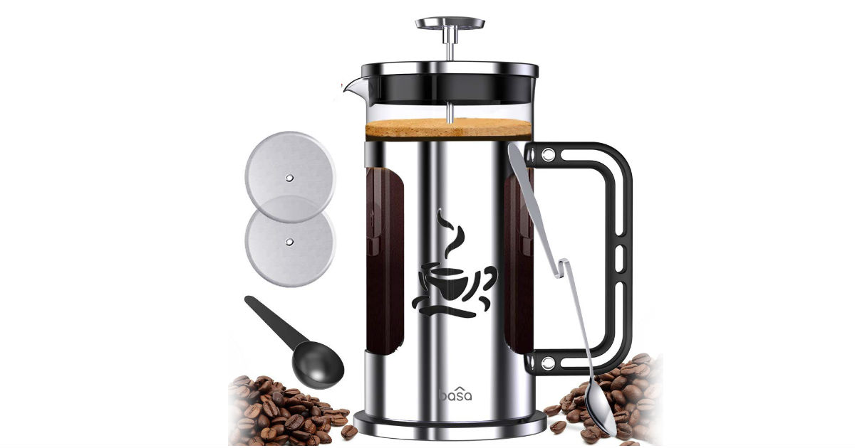French Press Coffee Maker ONLY $15.33 on Amazon