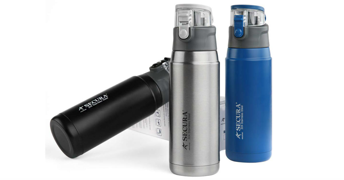 Secura Vacuum Insulated Water Bottle ONLY $8.53 on Amazon