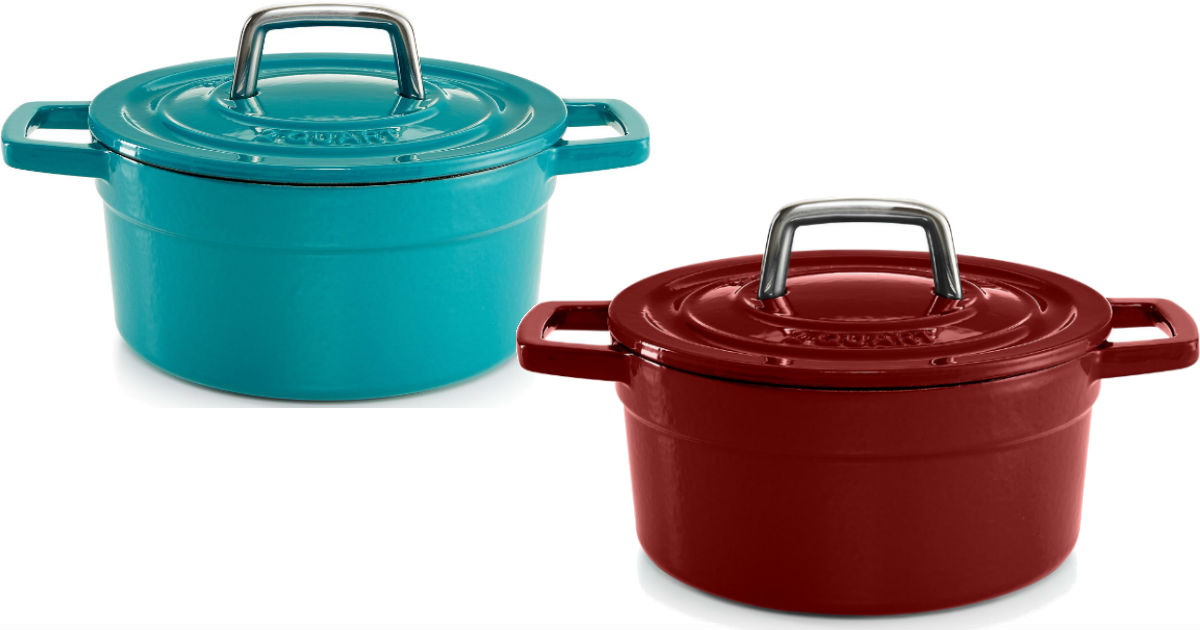 Martha Stewart Cast Iron 2-Quart Dutch Oven $27.93 at Macyâs