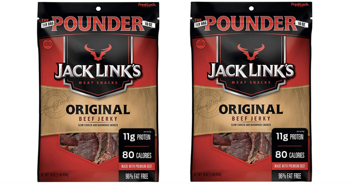 Jack Link's Beef Jerky 16oz ONLY $11.44 at Amazon