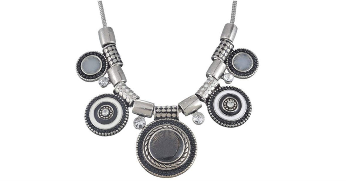 Alloy Drop Oil Inlaid Bohemian Necklace ONLY $3.01 Shipped