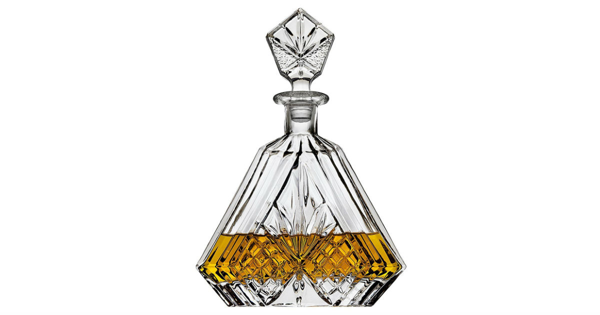Crystal Whiskey Decanter ONLY $12.94 on Amazon