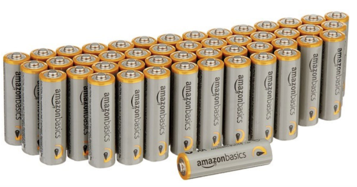 AmazonBasics 36-Count AAA Batteries ONLY $7.99 (Reg $15)