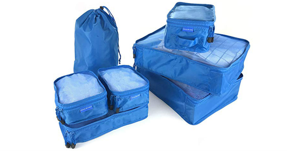7-Piece Compression Packing Cubes ONLY $13.29 on Amazon