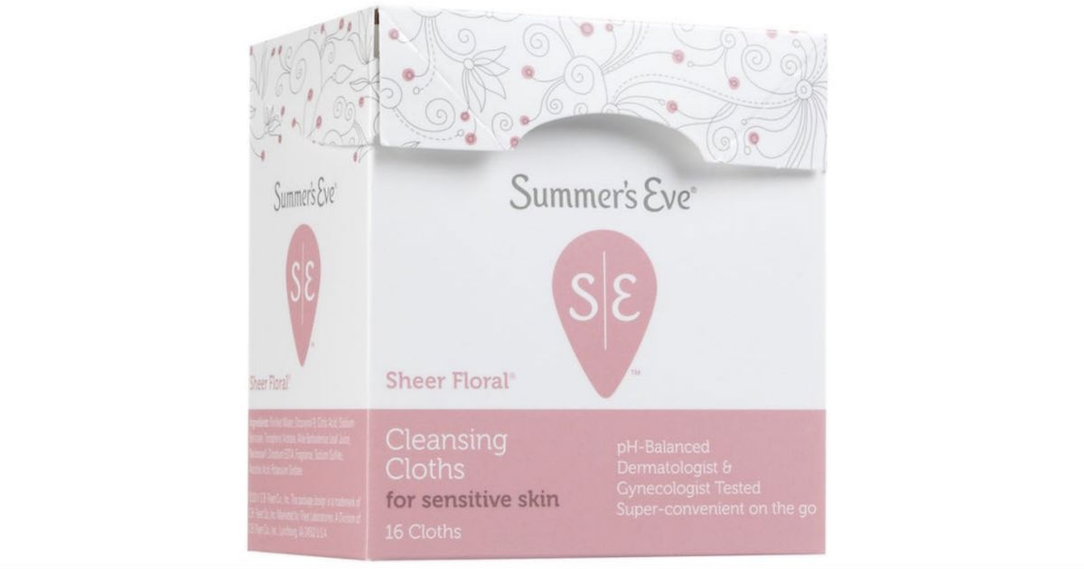 Summer’s Eve Cleansing Cloths ONLY $0.64 at Target