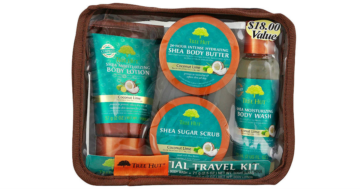 Tree Hut Essential Travel Kit ONLY $7.59 ($18 Value)