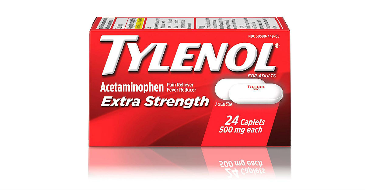 Tylenol Extra Strength 24-Count Tablets ONLY $1.97 at Amazon