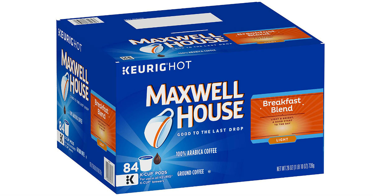 Maxwell House Coffee K-Cups 84-ct ONLY $20.69 Shipped