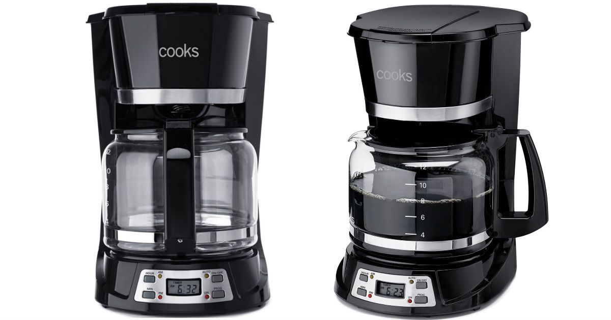 Cooks 12-Cup Programmable Coffee Maker 